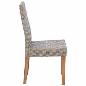 Jídelní židle 2 pcs Kubu šedá 45 x 54 x 93 cm - obrázek 6