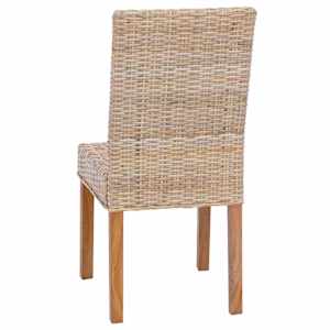 Jídelní židle 2 pcs Přírodní 45 x 54 x 93 cm - obrázek 7