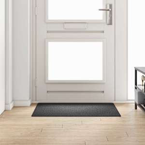 Preproga za tek Temno siva 100 x 100 cm 100% polipropilen