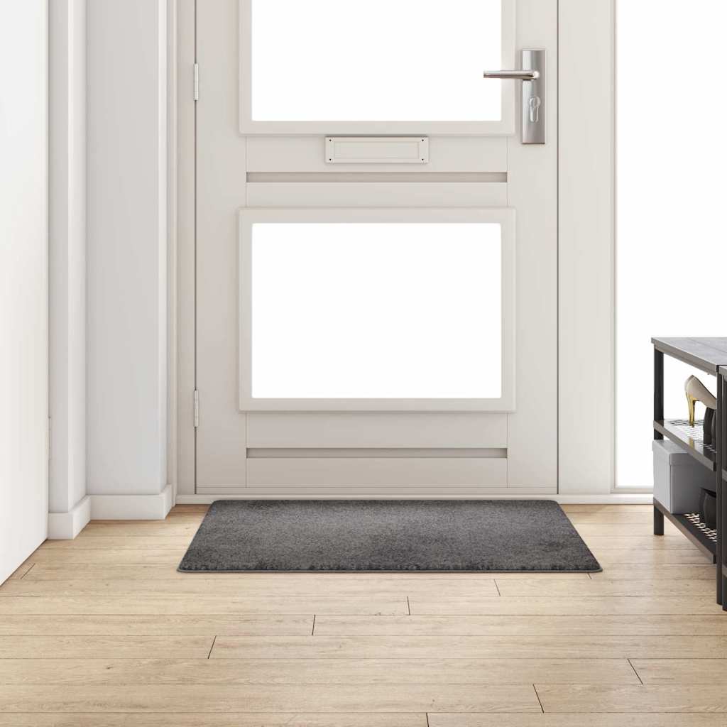 vidaXL Runner din covor Gri 100 x 100 cm 100% Polipropilenă Tuft