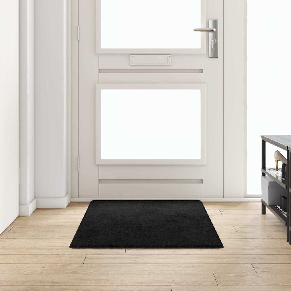 vidaXL Runner din covor Negru 80 x 150 cm 100% Polipropilenă Tuft