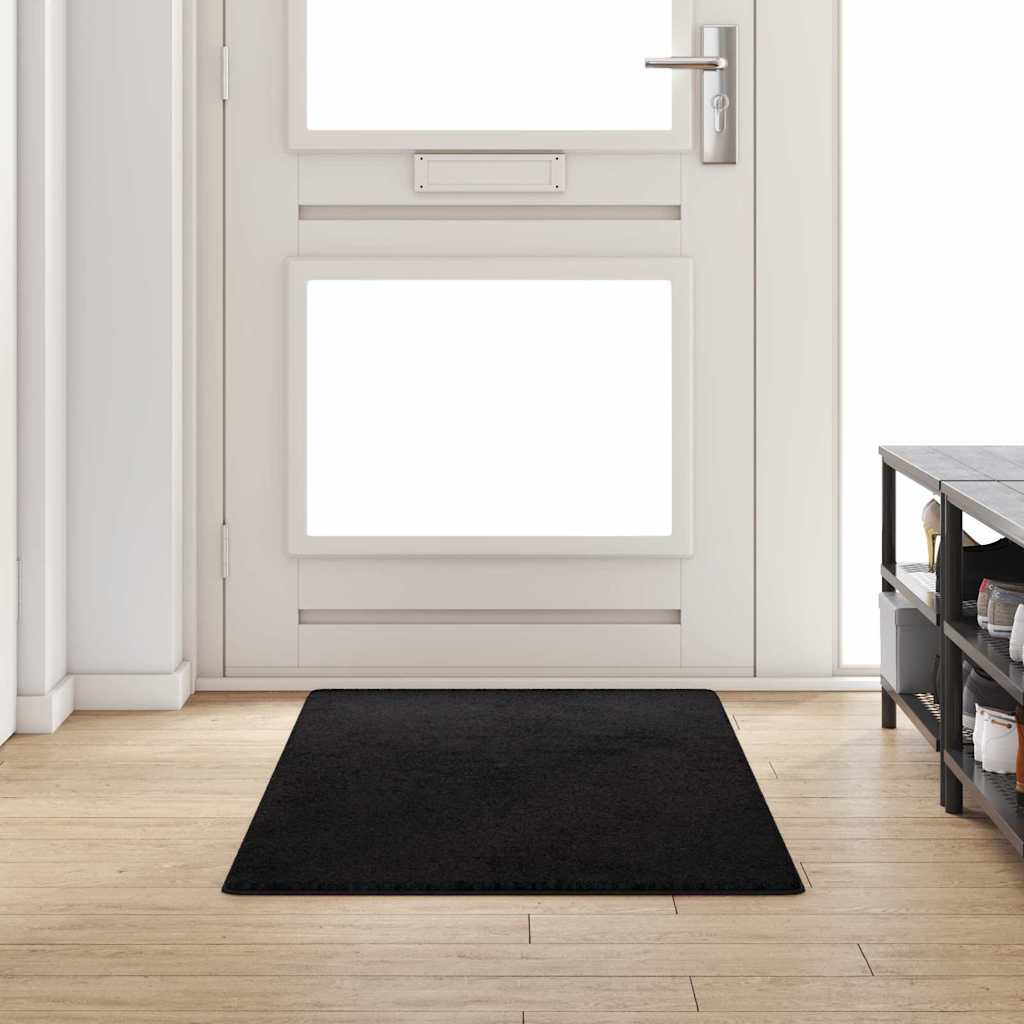 vidaXL Runner din covor Negru 80 x 200 cm 100% Polipropilenă Tuft