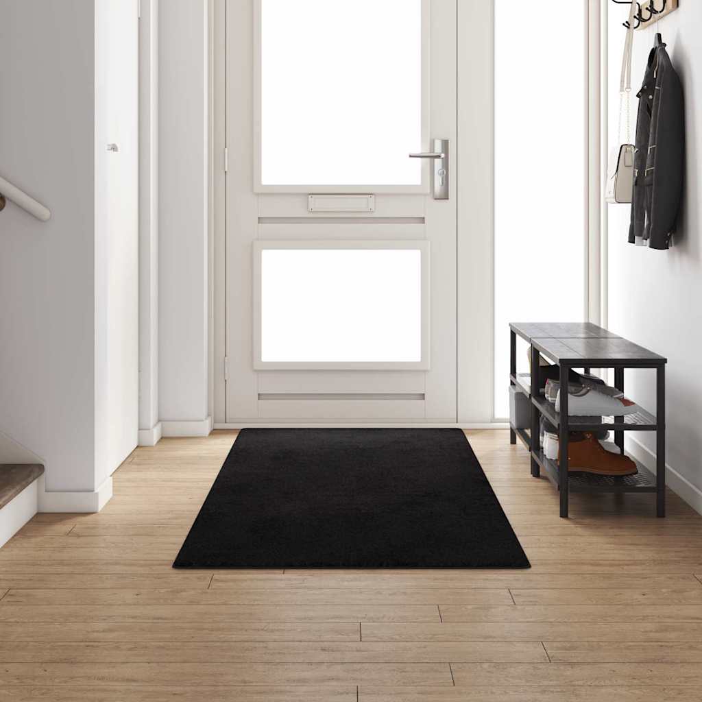  Covoare - Runner din covor Negru 100 x 300 cm 100% Polipropilenă Tuft