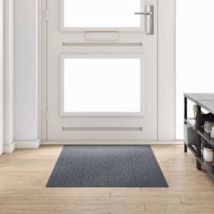 Preproga za tek Siva 80 x 200 cm blago