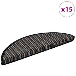 Samolepicí schodové rohože 15 pcs Antracit 56 x 17 x 3 cm - obrázek 3