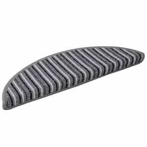 Samolepicí schodové rohože 15 pcs Šedá 56 x 17 x 3 cm - obrázek 2