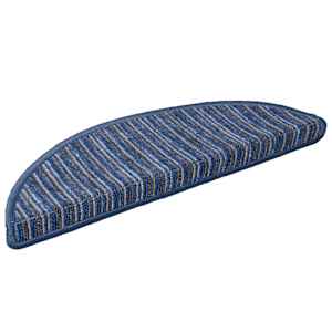 vidaXL Iseliimuvad treppimatid 15 tk 56 x 17 x 3 cm Non-Slip Sinine