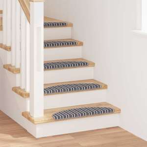 Samolepicí schodové rohože 15 pcs Šedá 65 x 21 x 4 cm - obrázek 1