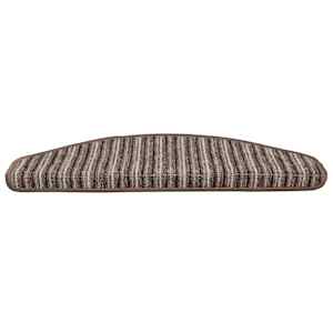 Samolepicí schodové rohože 15 pcs Hnědá 65 x 21 x 4 cm - obrázek 5