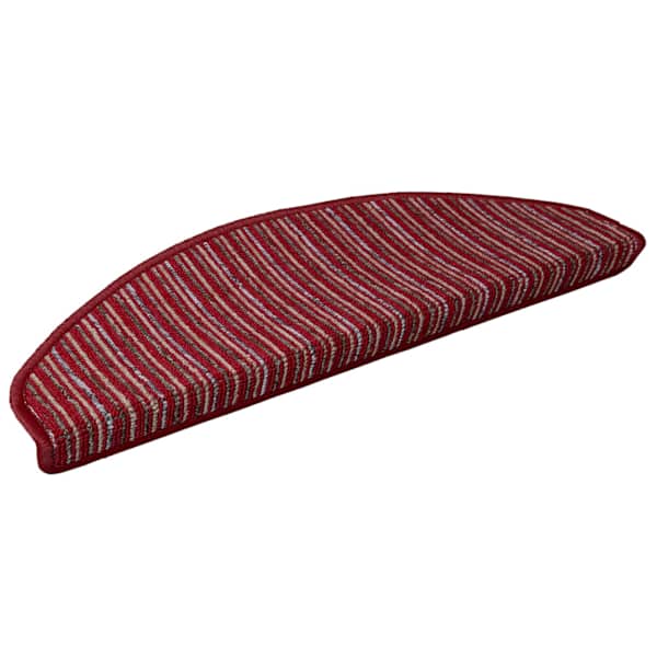 vidaXL Iseliimuvad treppimatid 15 tk 65 x 21 x 4 cm Non-Slip Punane