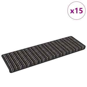 Samolepicí schodové rohože 15 pcs Antracit 65 x 21 x 4 cm - obrázek 3