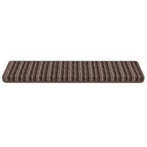 Samolepicí schodové rohože 15 pcs Hnědá 65 x 21 x 4 cm - obrázek 5