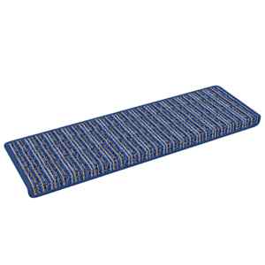 vidaXL Iseliimuvad treppimatid 15 tk 65 x 21 x 4 cm Non-Slip Sinine