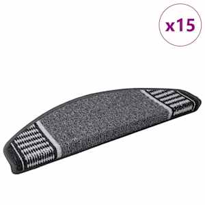 Samolepicí schodové rohože 15 pcs Antracit 65 x 21 x 4 cm - obrázek 3