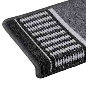 Samolepicí schodové rohože 15 pcs Antracit 65 x 21 x 4 cm - obrázek 8