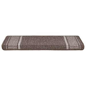 Samolepicí schodové rohože 15 pcs Hnědá 65 x 21 x 4 cm - obrázek 5