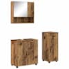 vidaXL Vannitoa m&ouml;&ouml;bleset 3 tk Vana puit 61 x 35 x 64 cm
