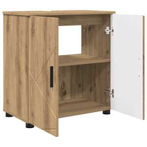 Sada koupelnového nábytku 3 ks Artisanový dub 61 x 35 x 64 cm - obrázek 5