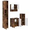 vidaXL Vannitoa m&ouml;&ouml;bleset 4 tk Suitsetatud tamm 61 x 35 x 64 cm