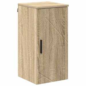 Sada koupelnového nábytku Nástěnný s úložištěm 5 pcs Sonoma dub - obrázek 9