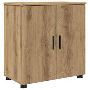 Sada koupelnového nábytku 5 ks Artisanový dub 61 x 35 x 64 cm - obrázek 5