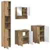 vidaXL Vannitoa m&ouml;&ouml;bleset 4 tk K&auml;sit&ouml;&ouml;puu 61 x 35 x 64 cm