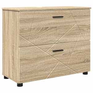 Sada koupelnového nábytku 2 ks Sonoma dub 76,5 x 35 x 64 cm - obrázek 5