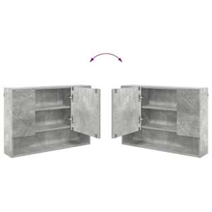 Sada koupelnového nábytku 3 ks Betonově šedá 76,5 x 35 x 64 cm - obrázek 12