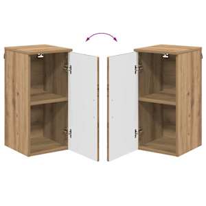 Sada koupelnového nábytku 5 ks Artisanový dub 35 x 30 x 192 cm - obrázek 14