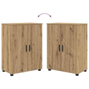 Sada koupelnového nábytku 4 ks Artisanový dub 35 x 30 x 192 cm - obrázek 12