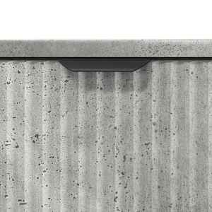 Sada koupelnového nábytku 3 pcs Betonová šedá Kompozitní dřevo - obrázek 9