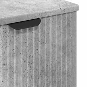 Sada koupelnového nábytku 3 pcs Betonová šedá Kompozitní dřevo - obrázek 11