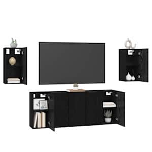 Sestava TV skříněk Nástěnný 7 pcs Černý dub 30,5 x 30 x 60 cm - obrázek 3