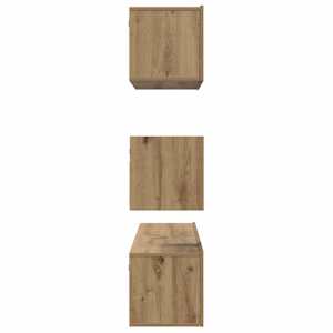 Sestava TV skříněk 4 pcs Artisanový dub Kompozitní dřevo - obrázek 8