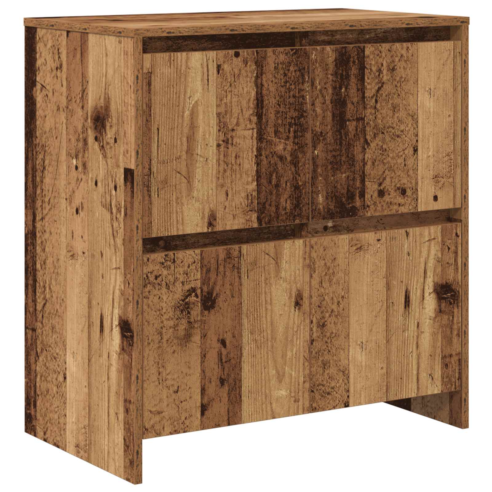 Servírovací skříň se zásuvkou 3 pcs Staré dřevo 70 x 41 x 75 cm - obrázek 6