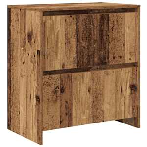 Servírovací skříň 3 ks Staré dřevo 70 x 41 x 75 cm - obrázek 6
