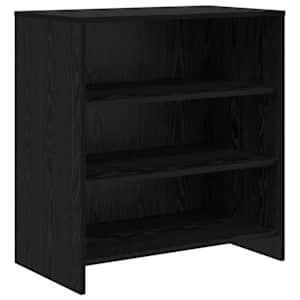 Servírovací skříň se zásuvkou 3 pcs Černý dub 70 x 41 x 75 cm - obrázek 5