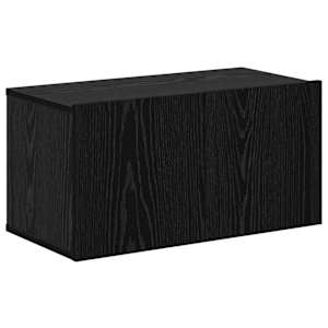 Nástěnná skříň na TV Nástěnný 4 pcs Černý dub kompozitní dřevo - obrázek 5