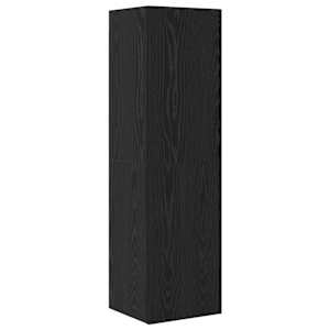 Nástěnná skříň na TV Nástěnný 4 pcs Černý dub kompozitní dřevo - obrázek 7