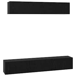 Sestava TV skříněk Nástěnný 5 pcs Černý dub kompozitní dřevo - obrázek 2