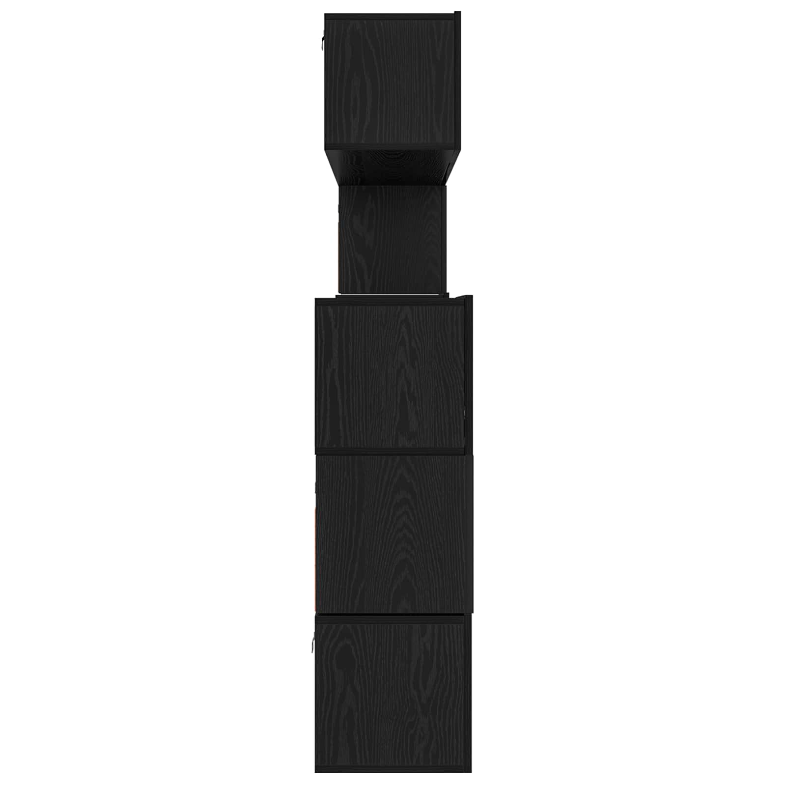 TV-tasosetti Seinäkiinnitettävä 8 pcs Musta tammi. Tekninen puu - Image 10