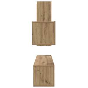 Sestava TV skříněk 4 pcs Artisanový dub kompozitní dřevo - obrázek 9