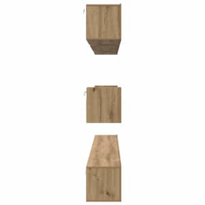Sestava TV skříněk 8 pcs Artisanový dub kompozitní dřevo - obrázek 10