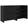 vidaXL K&otilde;ide 2 tk Must tamm 70 x 41 x 75 cm Tehispuit