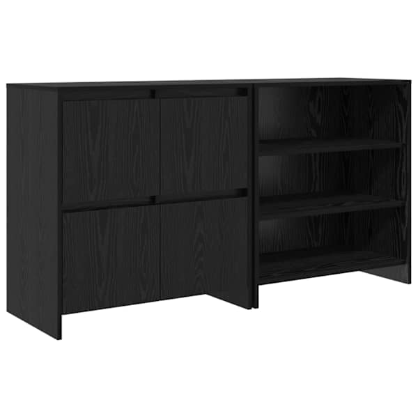 vidaXL K&otilde;ide 2 tk Must tamm 70 x 41 x 75 cm Tehispuit