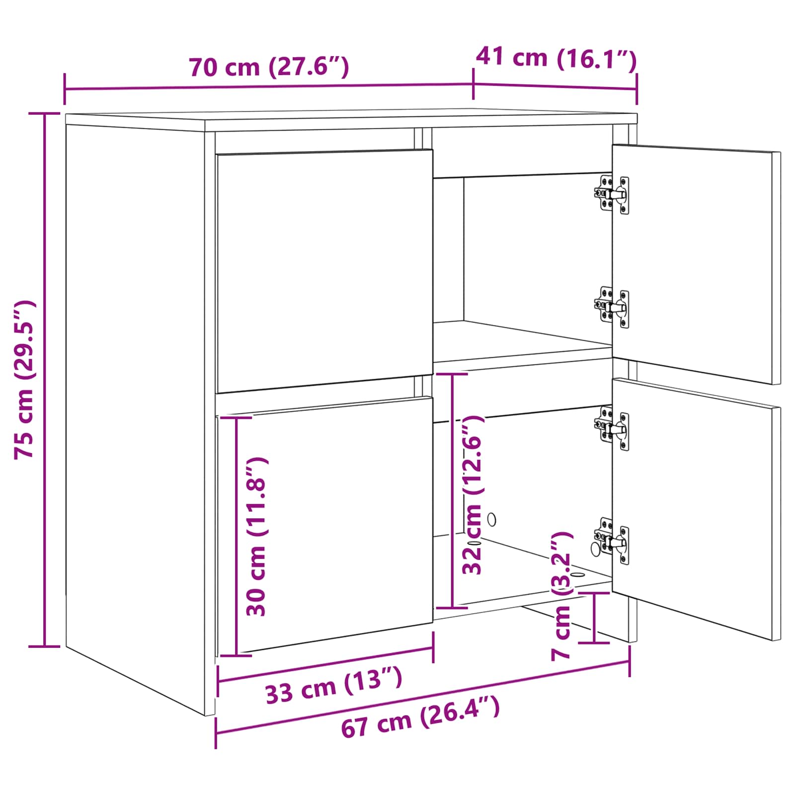 Kõide 2 pcs Käsitööpuu 70 x 41 x 75 cm Tehispuit 11 Kõik vajalik sinu aeda ja koju! Kõide 2 pcs Käsitööpuu 70 x 41 x 75 cm Tehispuit - Image 11