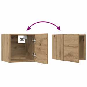 Sestava TV skříněk 10 pcs Artisanový dub kompozitní dřevo - obrázek 13