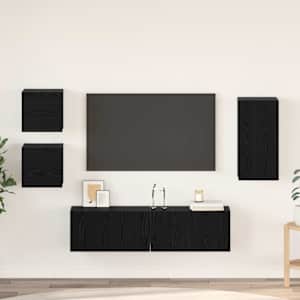 Sestava TV skříněk Nástěnný 5 pcs Černý dub kompozitní dřevo - obrázek 1