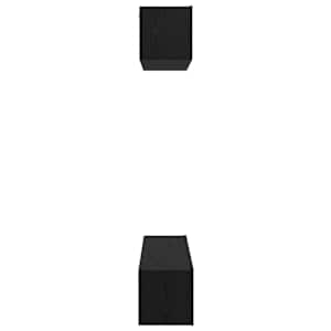 Sestava TV skříněk Nástěnný 4 pcs Černý dub kompozitní dřevo - obrázek 9