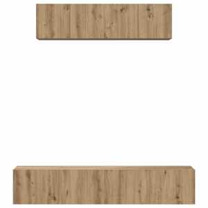 Sestava TV skříněk 4 pcs Artisanový dub kompozitní dřevo - obrázek 7